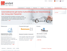 Tablet Screenshot of idpendant.de
